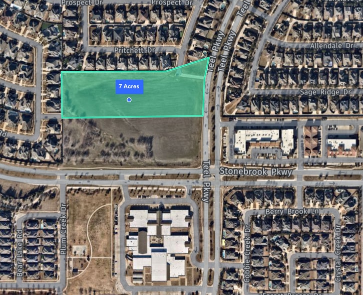 Primary Photo Of Teel Pky @ Stonebrook Pky, Frisco Land For Sale