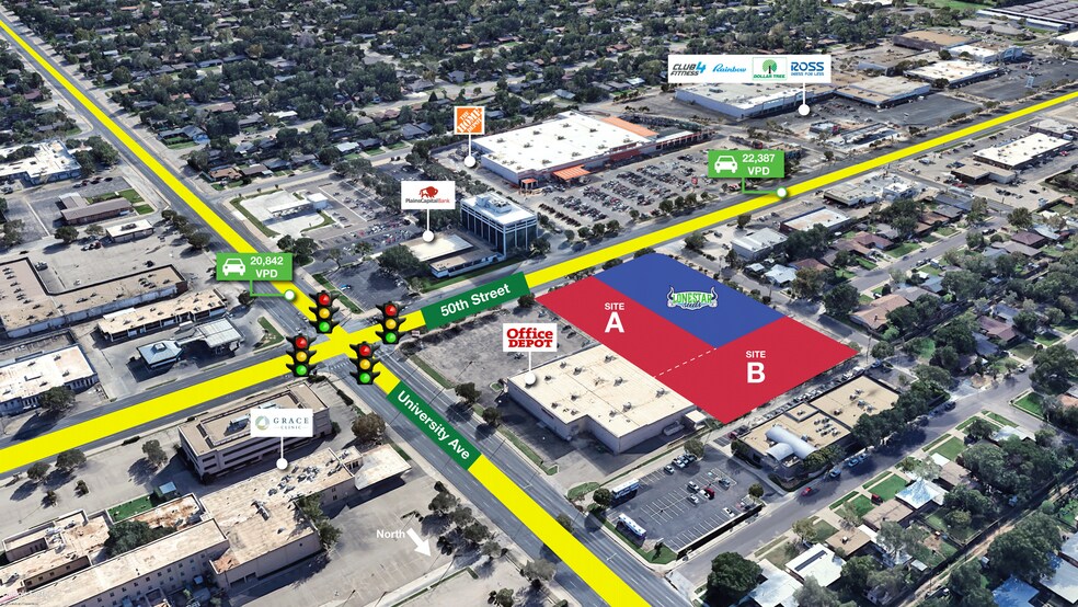 Primary Photo Of 2520 50th St, Lubbock Land For Lease