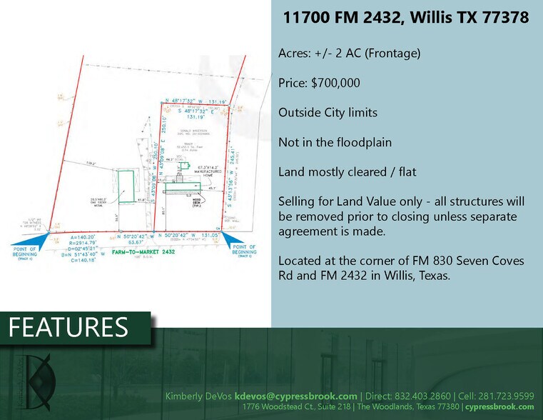 More Photos Of 11700 FM 2432 Rd, Willis Land For Sale