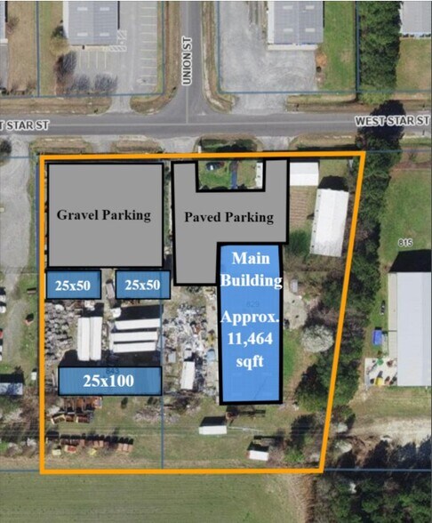 More Photos Of 829-843 W Star St, Greenville Warehouse For Sale