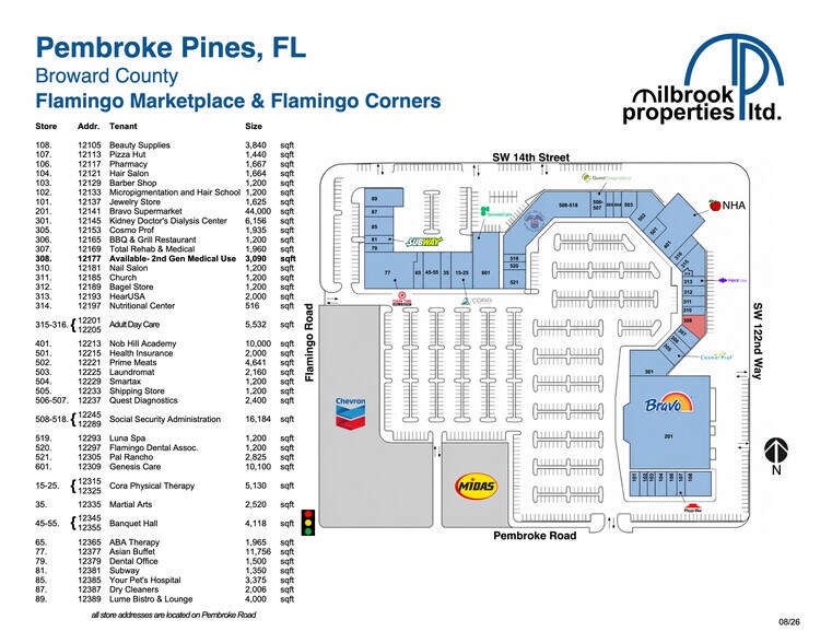 More Photos Of 12315-12389 Pembroke Rd, Pembroke Pines Unknown For Lease