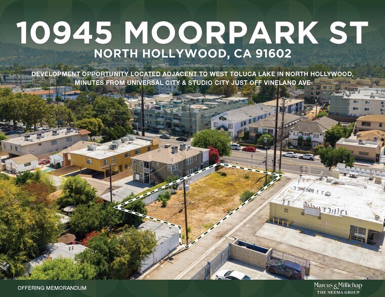 Primary Photo Of 10945 Moorpark St, North Hollywood Land For Sale