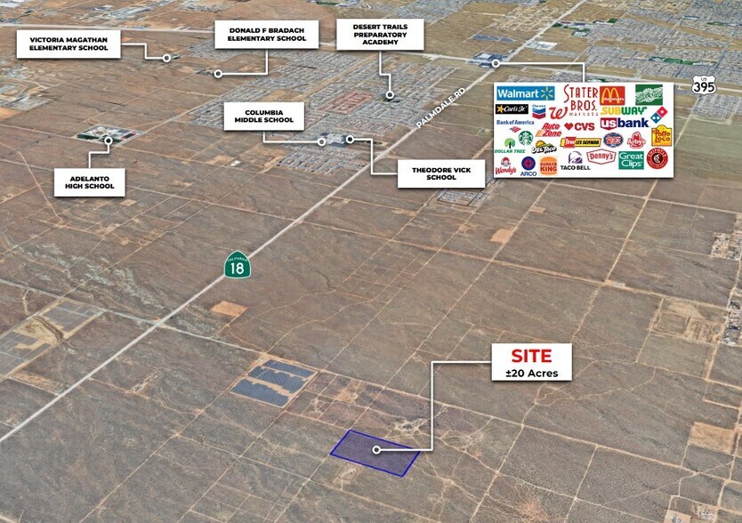 More Photos Of LUNA Rd @ Olivera Rd., Phelan Land For Sale