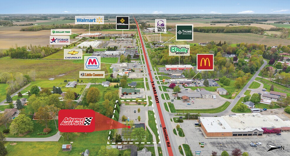 More Photos Of 435 W Sanilac Ave, Sandusky Freestanding For Sale