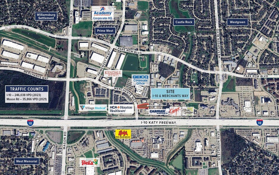 More Photos Of I-10 & Merchant’s Way, Katy Medical For Lease