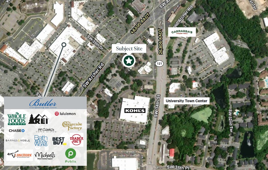 More Photos Of 3443 SW Archer Rd, Gainesville Storefront For Lease