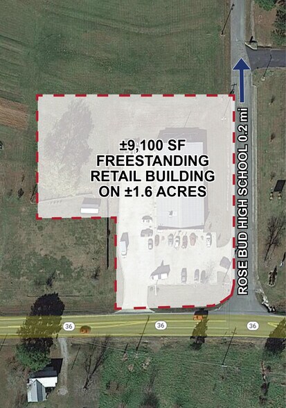 More Photos Of 5958 Highway 36 W, Rose Bud Freestanding For Sale