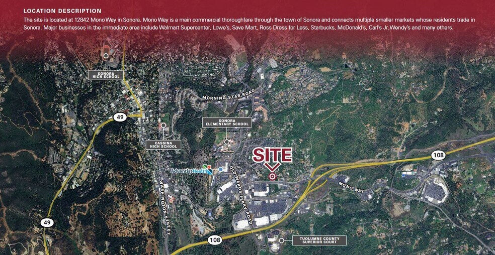 More Photos Of 12842 Mono Way, Sonora Land For Lease