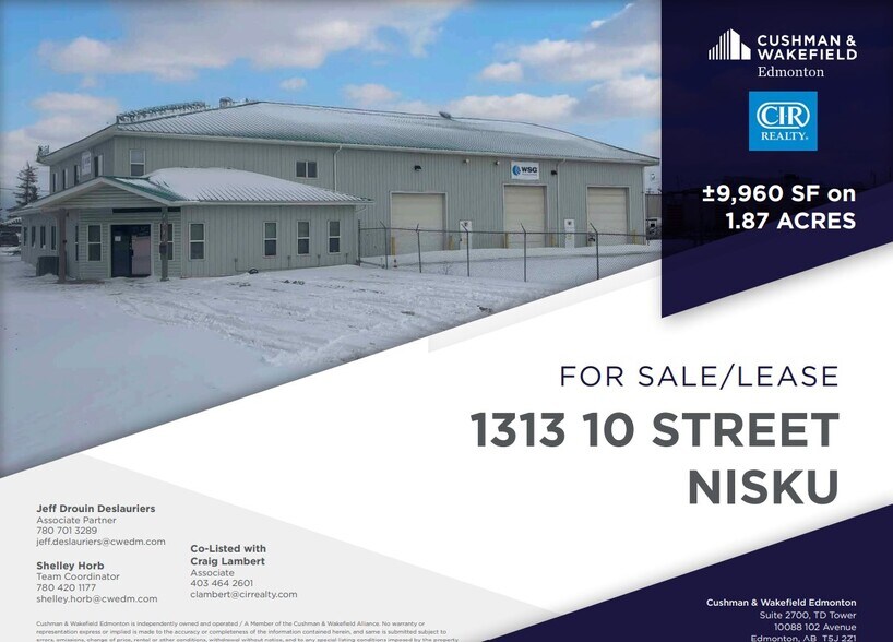 More Photos Of 1313 10th St, Nisku Warehouse For Sale