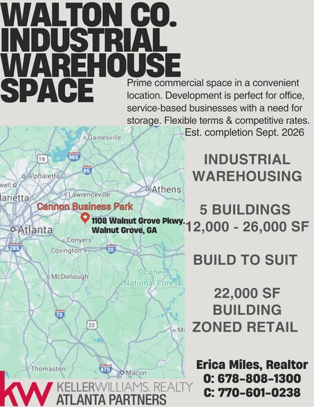 More Photos Of 1108 Walnut Grove Pky, Loganville Industrial For Lease