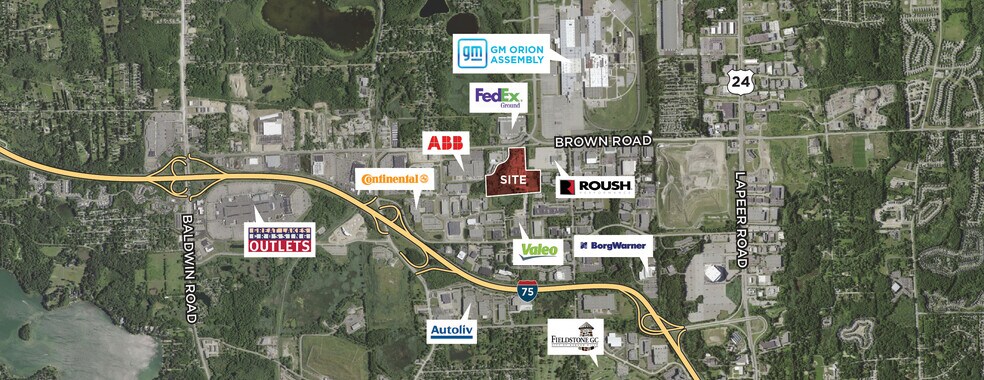 Primary Photo Of 1700 Brown Rd, Auburn Hills Warehouse For Sale