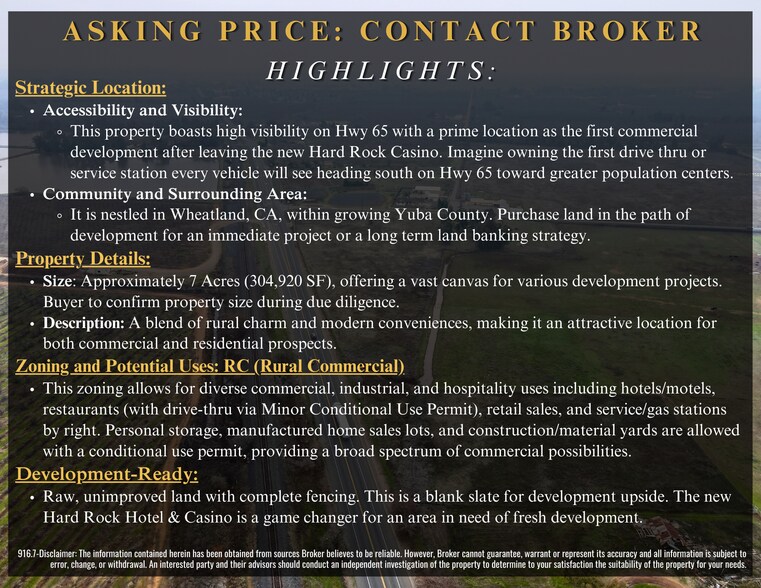 More Photos Of 4551 Dairy Rd, Wheatland Land For Sale