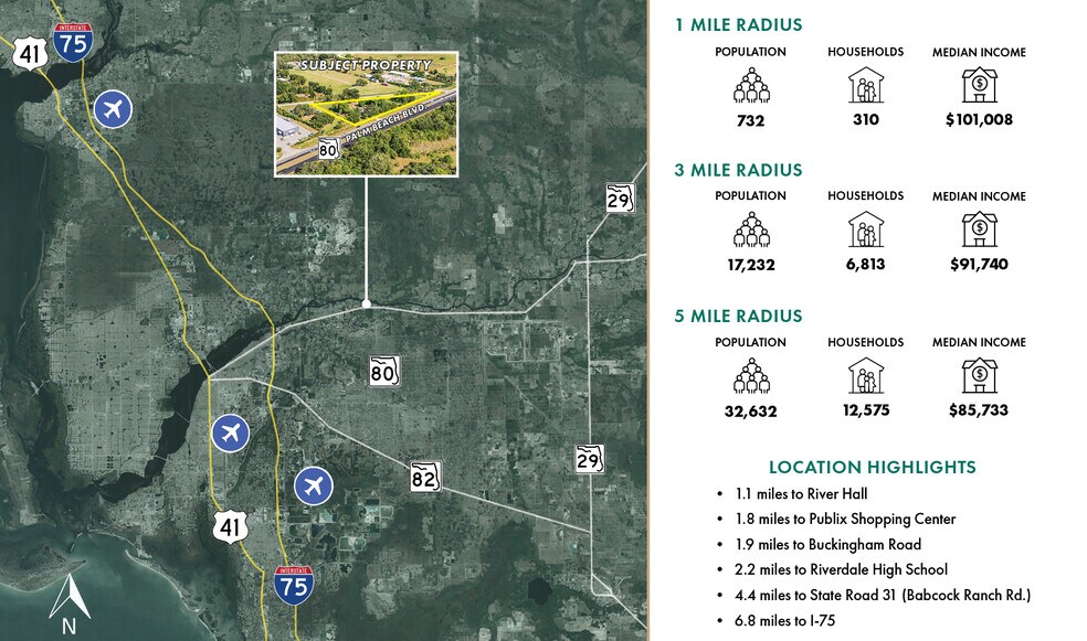 More Photos Of 16401 Palm Beach Blvd, Alva Land For Sale