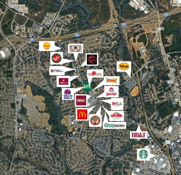 More Photos Of 5845 Yadkin Rd, Fayetteville General Retail For Lease