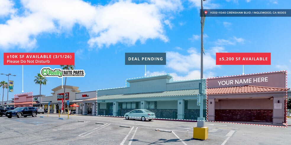 Primary Photo Of 11202-11340 Crenshaw Blvd, Inglewood Unknown For Lease