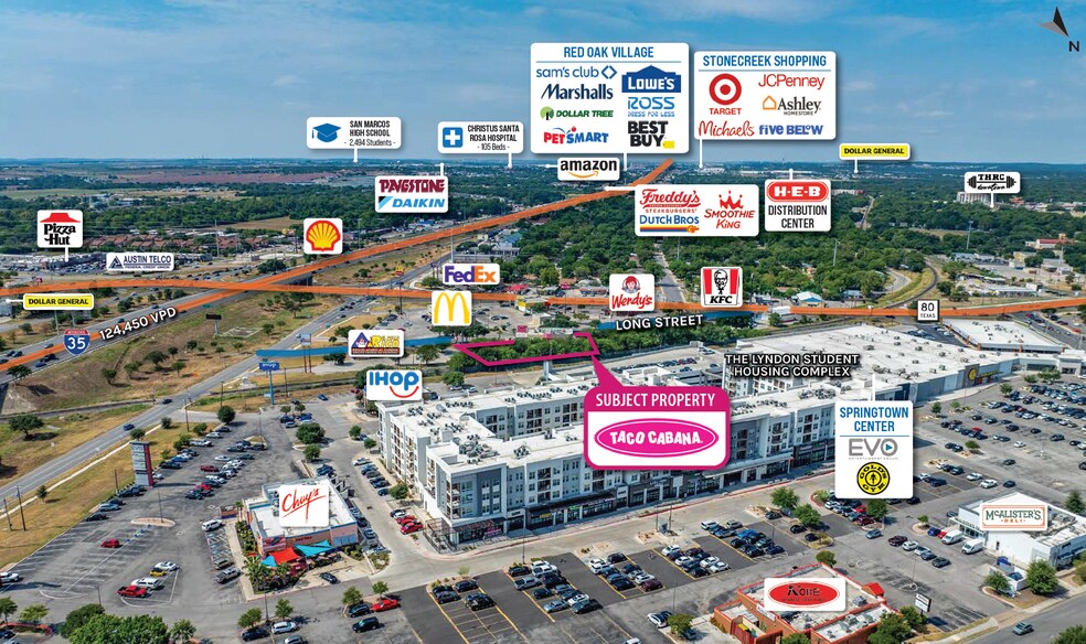 More Photos Of 135 Long St, San Marcos General Retail For Sale