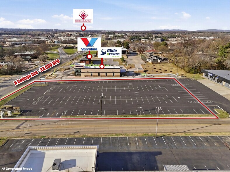 More Photos Of 3416 N College Ave, Fayetteville Land For Lease