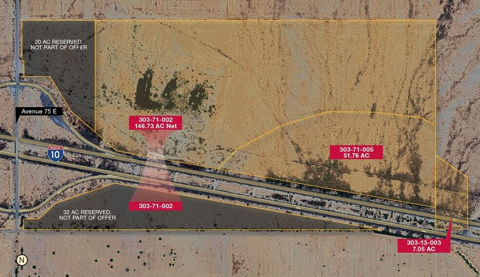 More Photos Of 75E Ave @ I-10, Salome Land For Sale