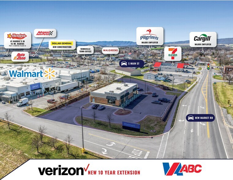 Primary Photo Of 158 New Market Rd, Timberville Freestanding For Sale