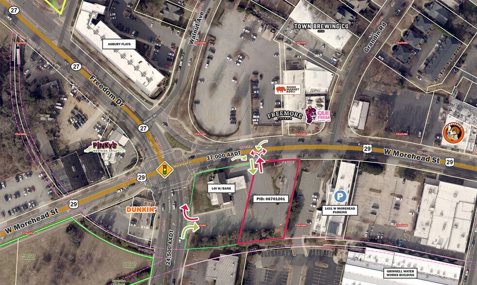 More Photos Of West Morehead St @ Freedom Drive, Charlotte Land For Lease