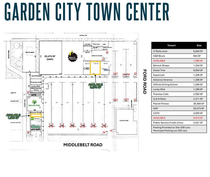 More Photos Of 5726-5940 Middlebelt Rd, Garden City Unknown For Lease