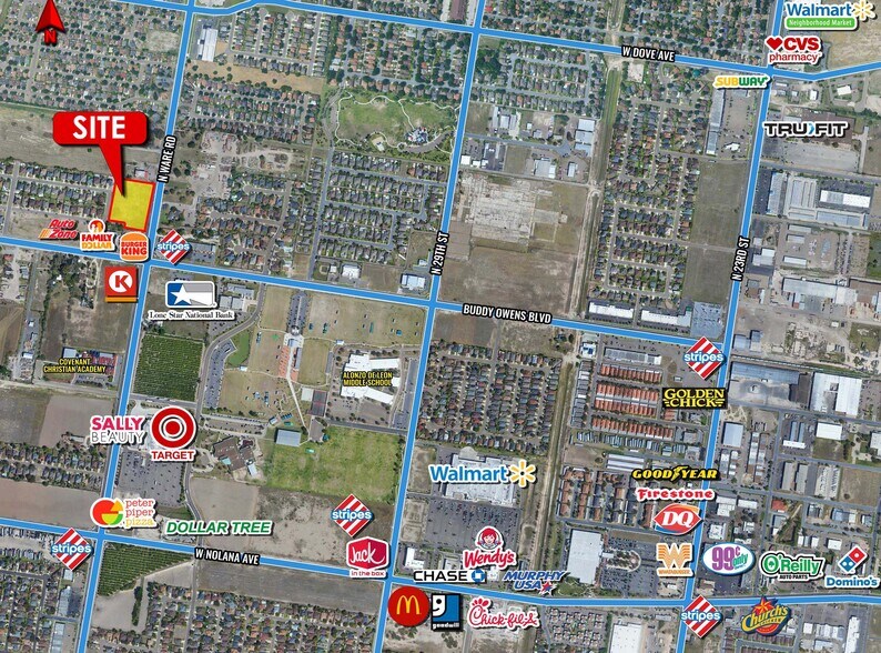 Primary Photo Of N Ware Rd & Buddy Owens Blvd, McAllen Land For Lease