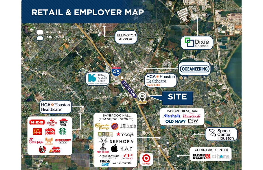More Photos Of I-45 & DIXIE FARM Rd, Webster Land For Sale