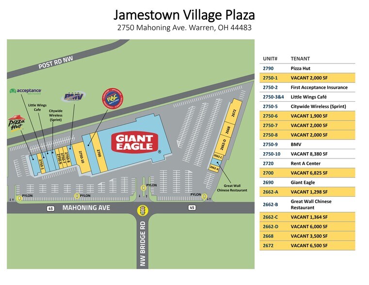 More Photos Of 2750 Mahoning Ave NW, Warren Unknown For Lease