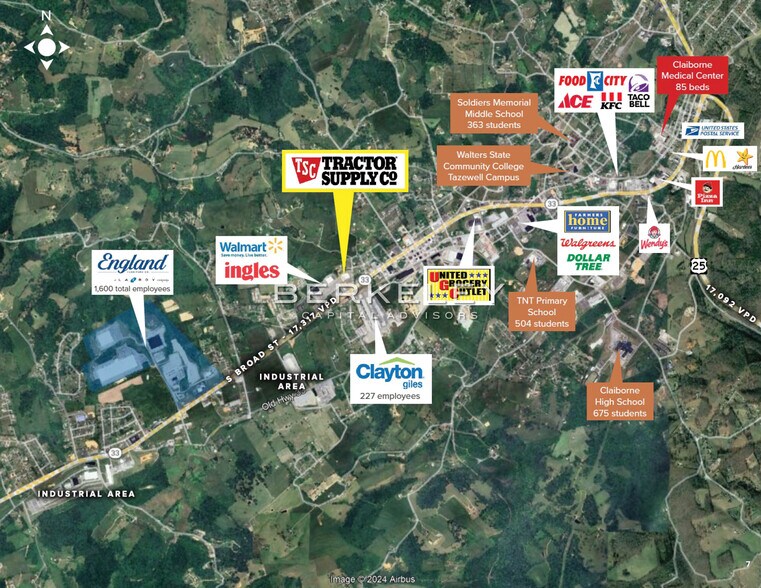 More Photos Of 400 S Broad St, New Tazewell Freestanding For Sale