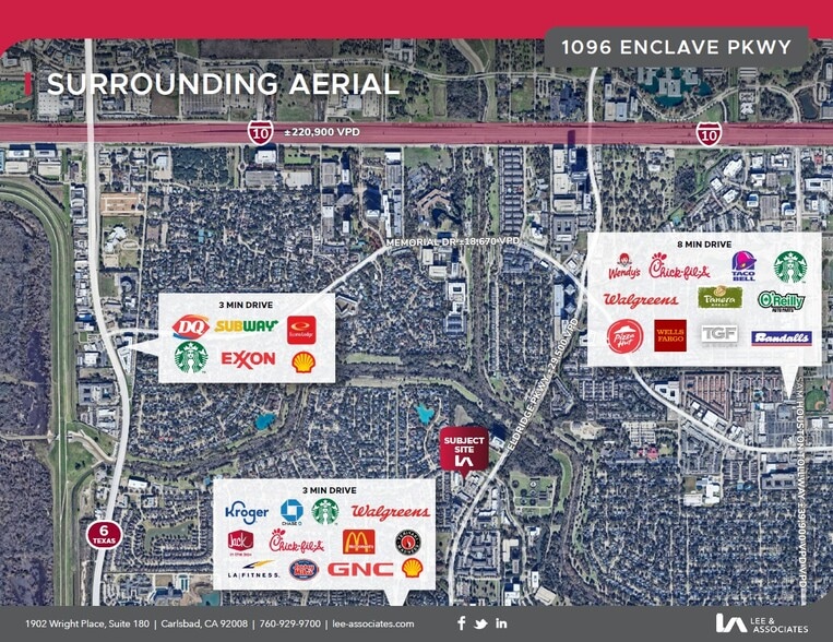 More Photos Of 1096 Enclave Pky, Houston Restaurant For Lease