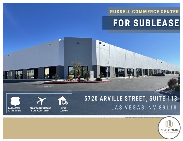 Primary Photo Of 5720 Arville St, Las Vegas Warehouse For Lease