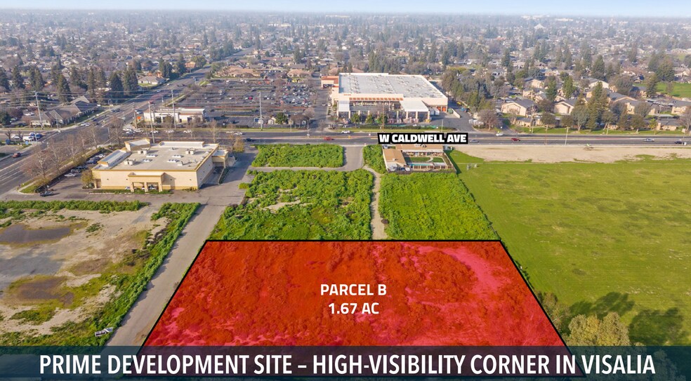 Primary Photo Of West Caldwell Avenue, Visalia Land For Sale
