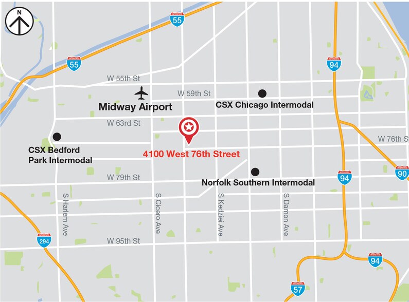 More Photos Of 4100 W 76th St, Chicago Manufacturing For Lease