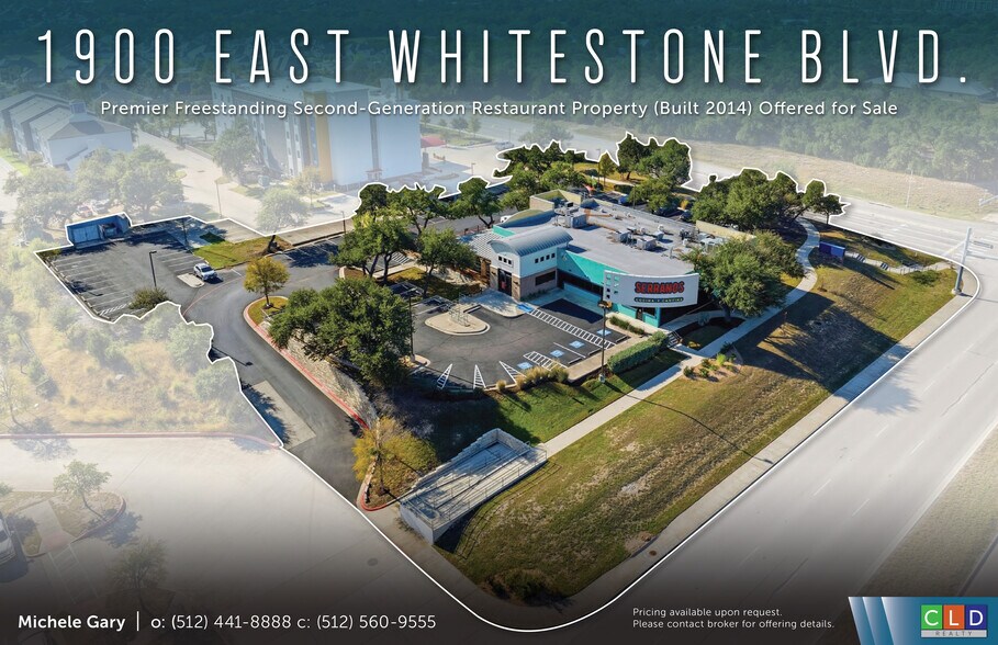 Primary Photo Of 1900 E Whitestone Blvd, Cedar Park Freestanding For Sale