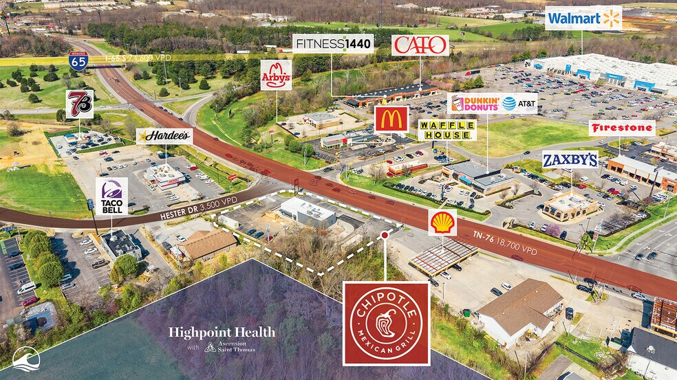 More Photos Of 803 Highway 76, White House General Retail For Sale