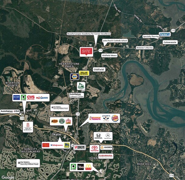More Photos Of Highway 170 & Highway 462, Ridgeland Land For Sale