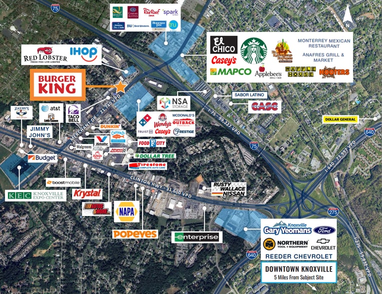 More Photos Of 319 Merchants Dr, Knoxville Fast Food For Sale