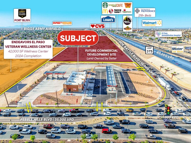 Primary Photo Of 2301 Joe Battle Blvd, El Paso Convenience Store For Sale