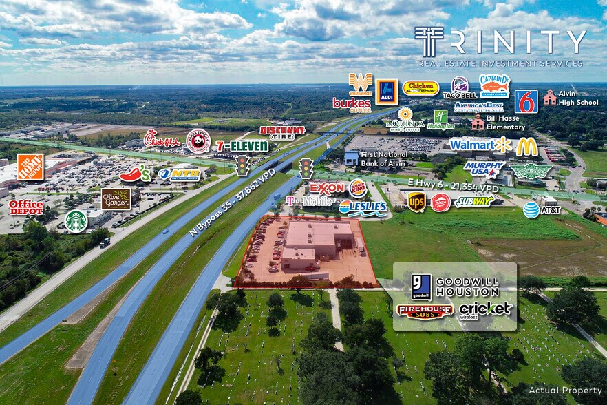 More Photos Of 253 Bypass 35 N, Alvin Unknown For Lease