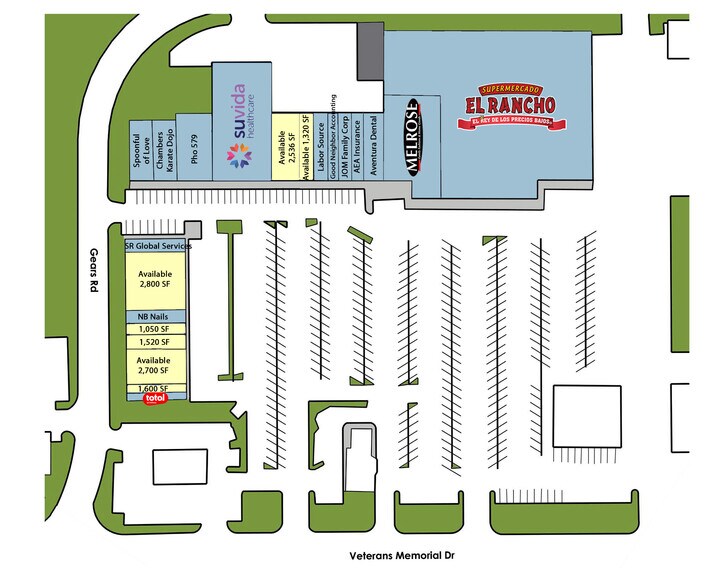 More Photos Of 11303-11495 Veterans Memorial Dr, Houston Unknown For Lease