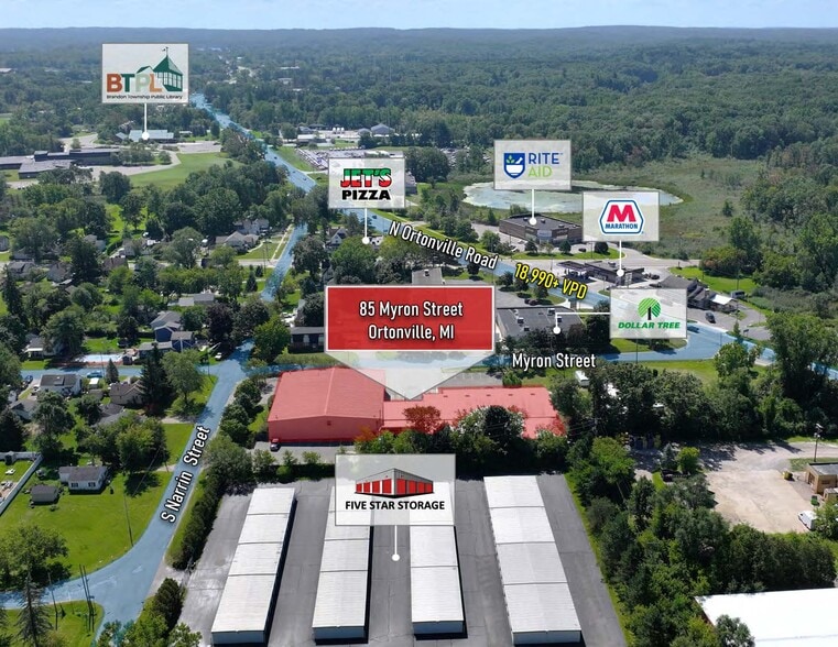 More Photos Of 85 Myron St, Ortonville Warehouse For Sale