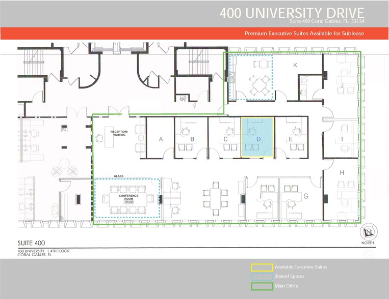 More Photos Of 400 University Dr, Coral Gables Office For Lease