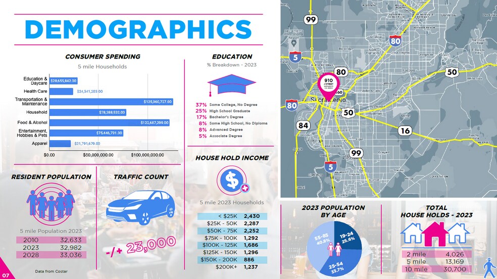 More Photos Of 910 J St, Sacramento Storefront For Lease