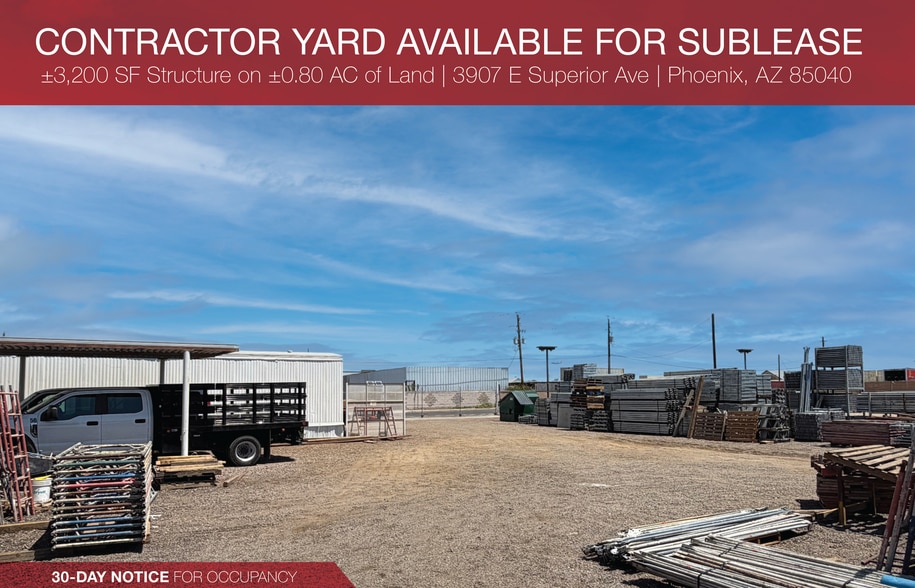More Photos Of 3907 E Superior Ave, Phoenix Warehouse For Lease