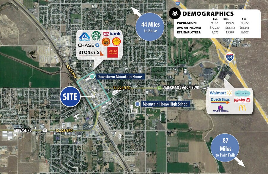 More Photos Of 295 N 2nd E, Mountain Home Freestanding For Lease