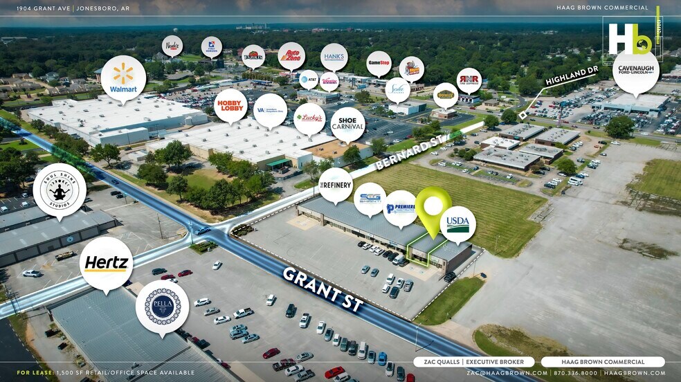 More Photos Of 1904 Grant Ave, Jonesboro Storefront Retail Office For Lease