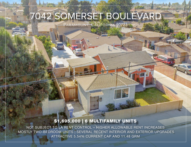 Primary Photo Of 7042 Somerset Blvd, Paramount Apartments For Sale