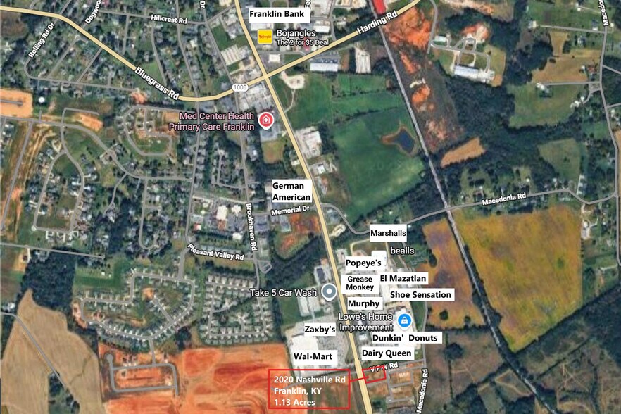 More Photos Of 2020 Nashville Rd, Franklin Land For Sale