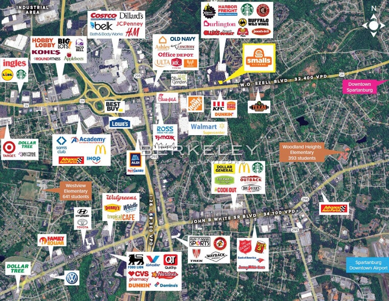 More Photos Of 1450 W O Ezell Blvd, Spartanburg Freestanding For Sale