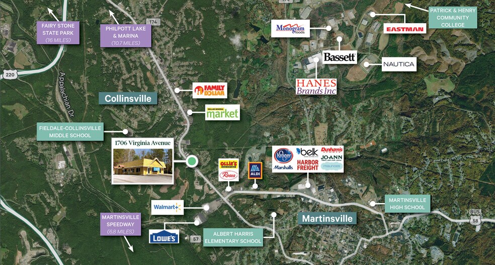 More Photos Of 1706 Virginia Ave, Martinsville Restaurant For Sale